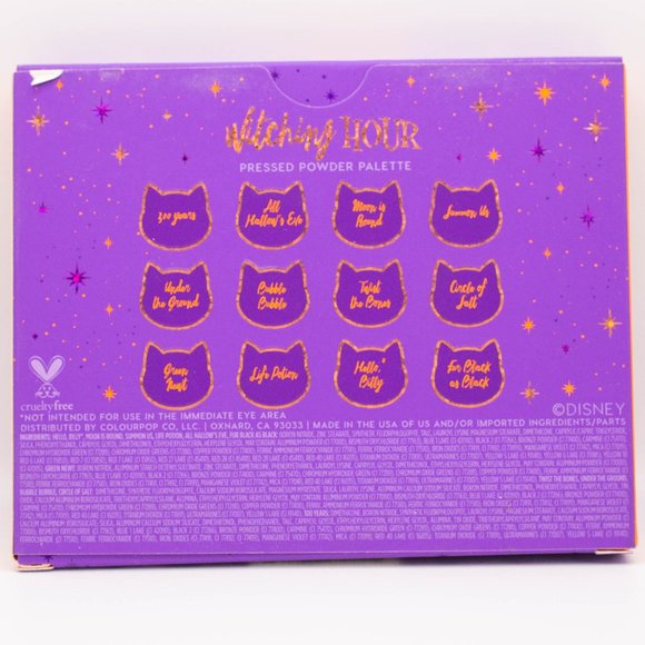 NiB ColourPop Witching Hour Hocus Pocus Eye Shadow Palette - Picture 2 of 3